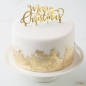Preview: Cake Topper - Merry Christmas - Gold